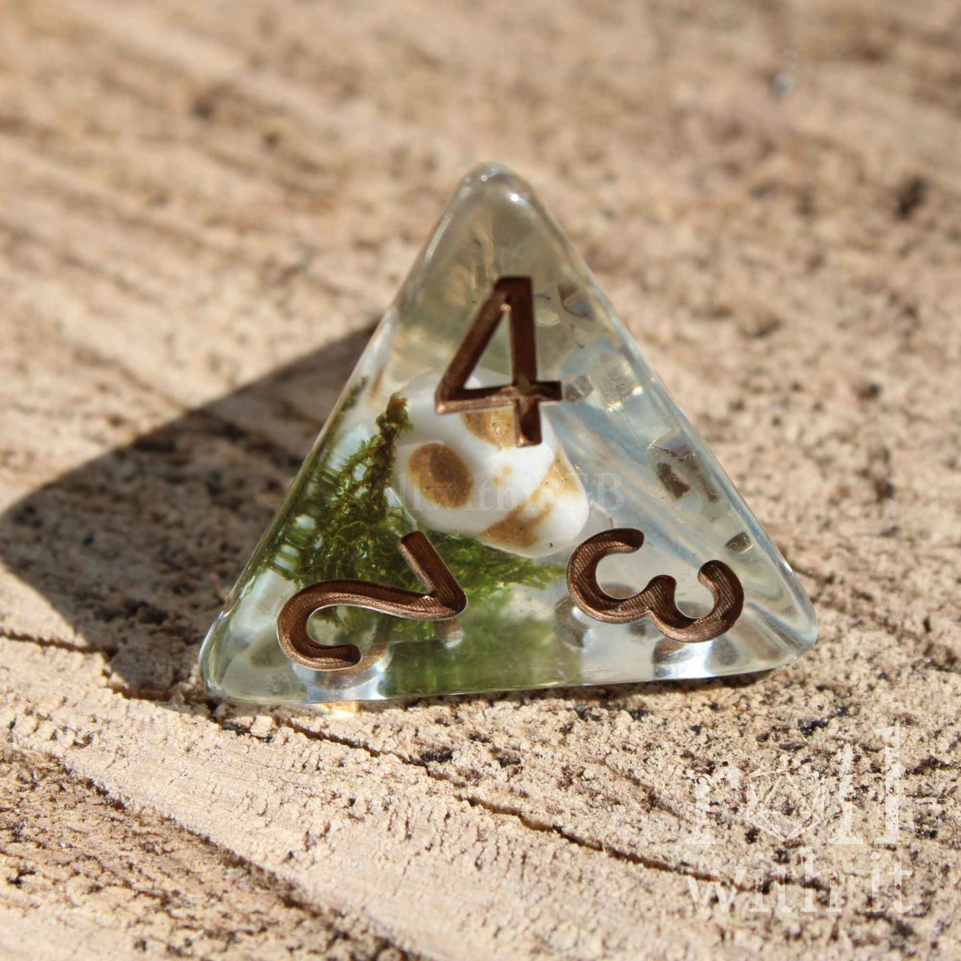 Mossy Grave - Dungeons and Dragons Dice Set | 7 Polyhedral Dice | RPG Dice | Tabletop Roleplaying (Copy)